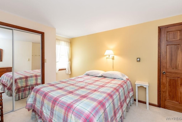 11544 Howe Rd, Newstead, NY 14001 - bedroom with light colored carpet and a closet