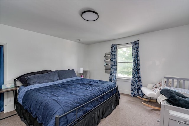 302 N James St, Wilna, NY 13619 - carpeted bedroom with radiator heating unit