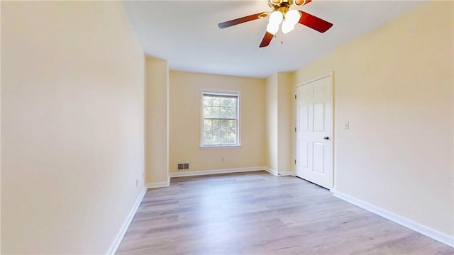 106 Woodsview, Erwin, NY 14870 - empty room featuring wood finished floors and ceiling fan
