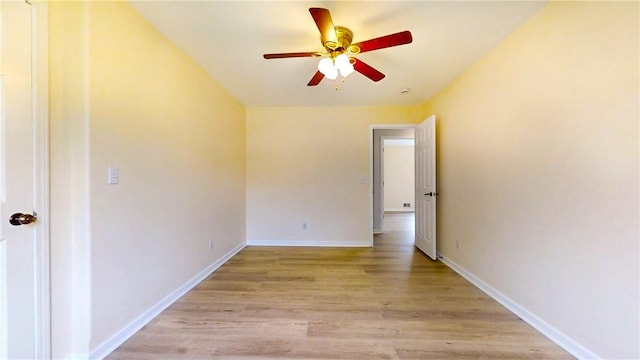 106 Woodsview, Erwin, NY 14870 - empty room featuring ceiling fan and light wood finished floors