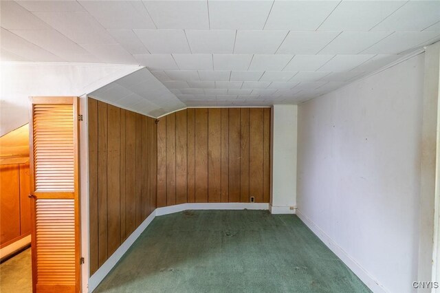 810 Franklin St, Skaneateles, NY 13152 - bonus room featuring wooden walls and carpet flooring