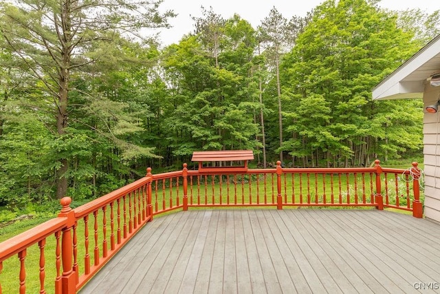 4581 Nelson Rd, Fenner, NY 13035 - view of wooden terrace