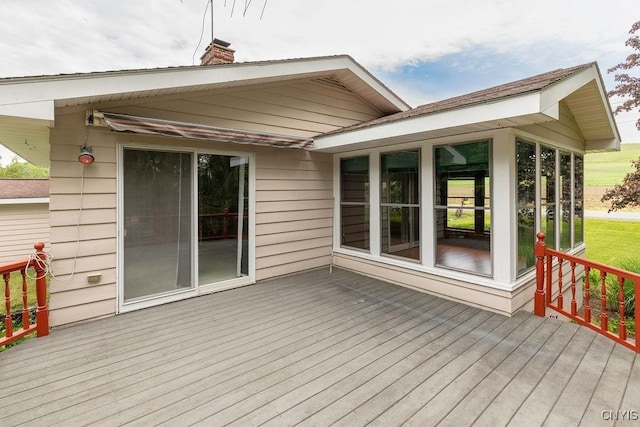 4581 Nelson Rd, Fenner, NY 13035 - view of wooden terrace