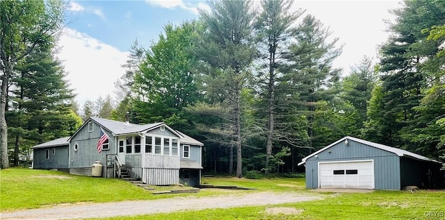 8054 Sand Pond Rd, Greig, NY 13343 - view of outdoor structure with driveway