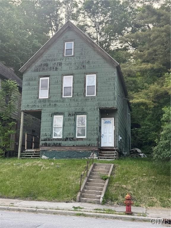 376-378 W Main St, Little Falls City, NY 13365 - view of front facade with a wooded view