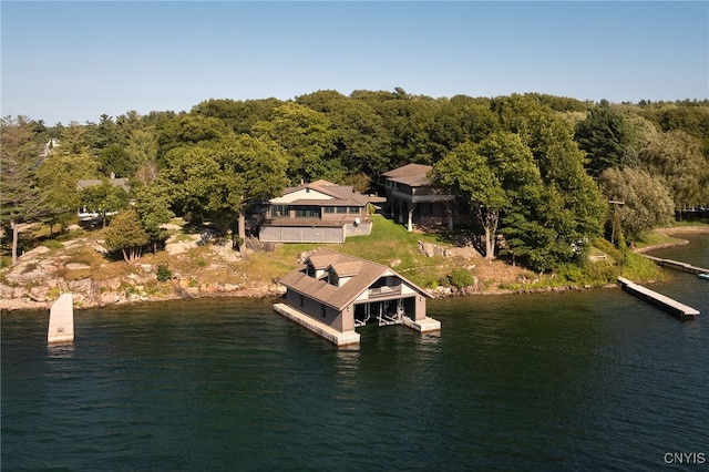 23986 Smith Rd, Alexandria, NY 13607 - dock area with a water view and a wooded view