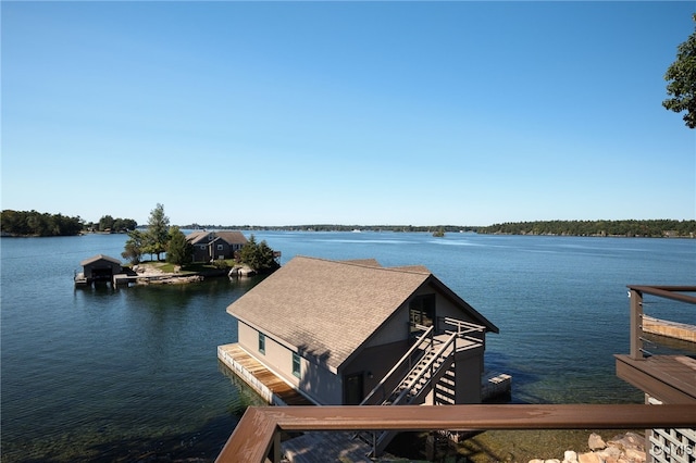 23986 Smith Rd, Alexandria, NY 13607 - dock area featuring a water view