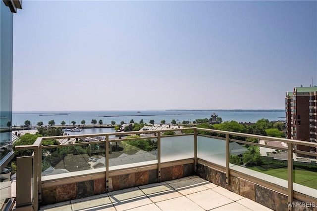 132 Lakefront Blvd Unit 804, Buffalo, NY 14202 - balcony featuring a water view