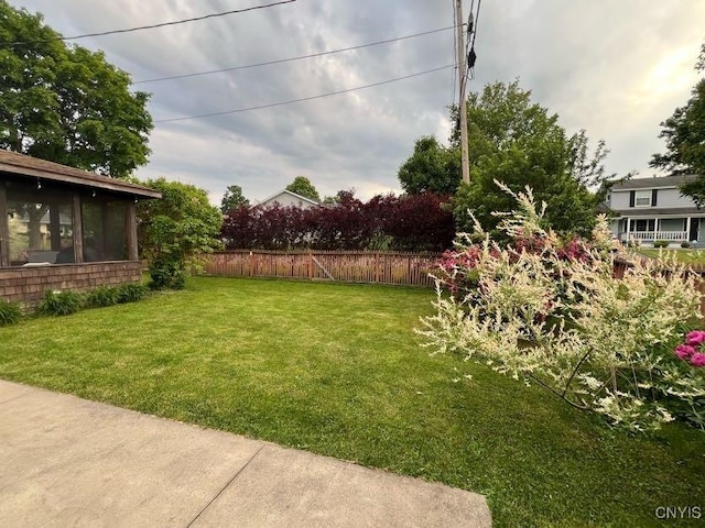 60 Cambridge Rd, Whitestown, NY 13492 - view of yard featuring a sunroom