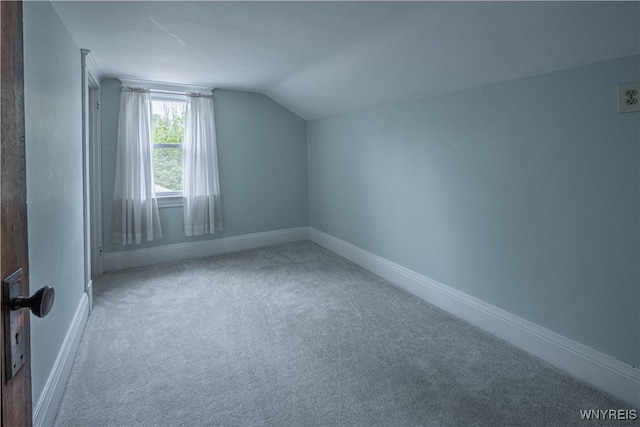 4724 Wilson Burt Rd, Wilson, NY 14172 - additional living space with carpet flooring and lofted ceiling