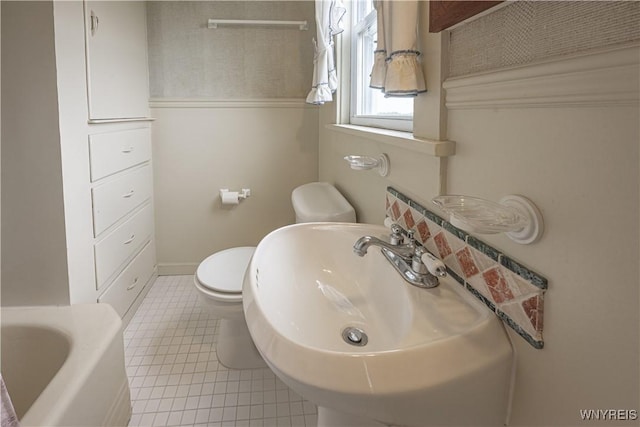4724 Wilson Burt Rd, Wilson, NY 14172 - full bath featuring tile patterned flooring and a bathtub