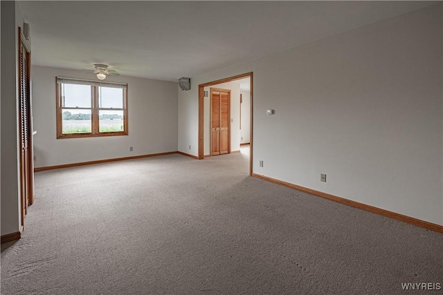 4724 Wilson Burt Rd, Wilson, NY 14172 - unfurnished room with light carpet and a ceiling fan