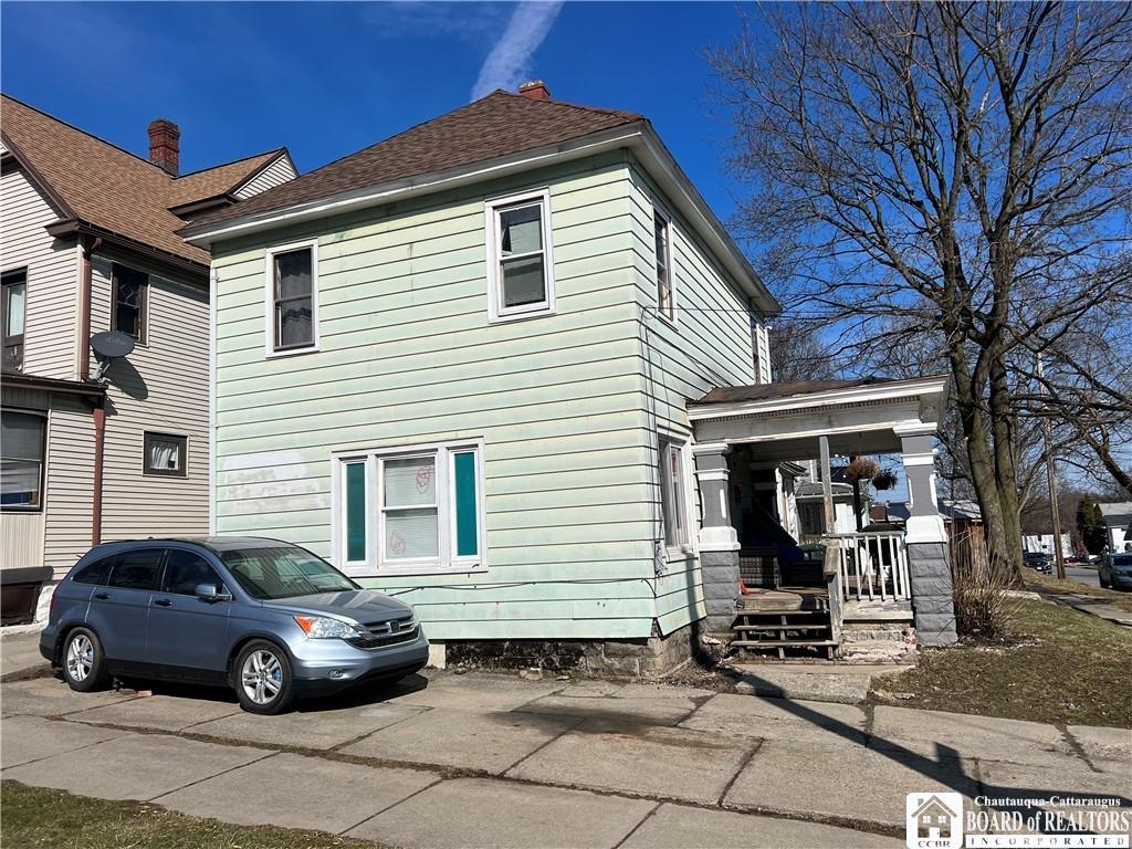 339 Falconer St, Jamestown, NY 14701 - view of home's exterior with a porch