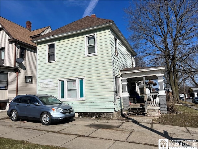 339 Falconer St, Jamestown, NY 14701 - view of home's exterior with a porch