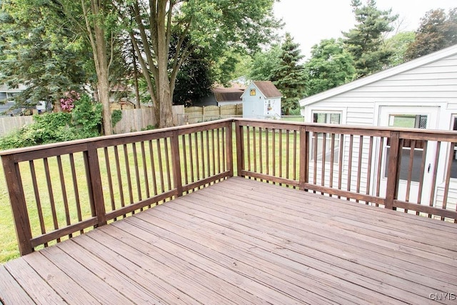 4114 Wetzel Rd, Clay, NY 13090 - view of wooden deck