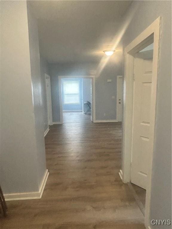 114 Mark Ave Unit 2, Syracuse, NY 13205 - hall with wood finished floors and baseboards