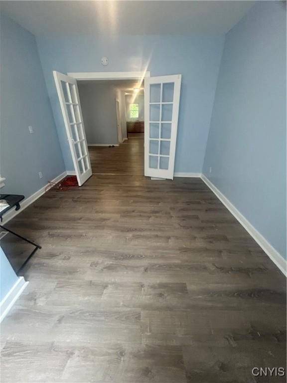 114 Mark Ave Unit 2, Syracuse, NY 13205 - unfurnished room with wood finished floors and french doors