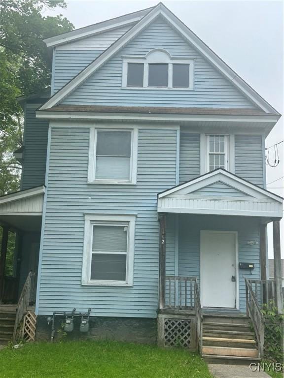 114 Mark Ave Unit 2, Syracuse, NY 13205 - american foursquare style home featuring a porch