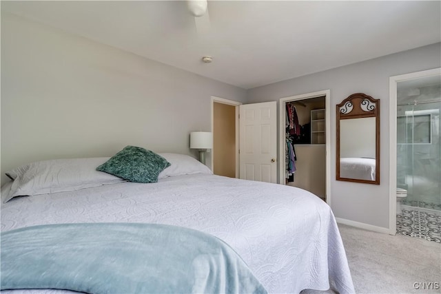 40 Phyllis Ln, Hastings, NY 13076 - carpeted bedroom with a spacious closet, ensuite bathroom, and a closet