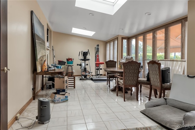 330 Hunters Ln, Amherst, NY 14221 - misc room featuring a skylight and baseboards