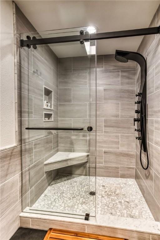 735 Howell Rd, Conquest, NY 13140 - bathroom featuring a shower stall