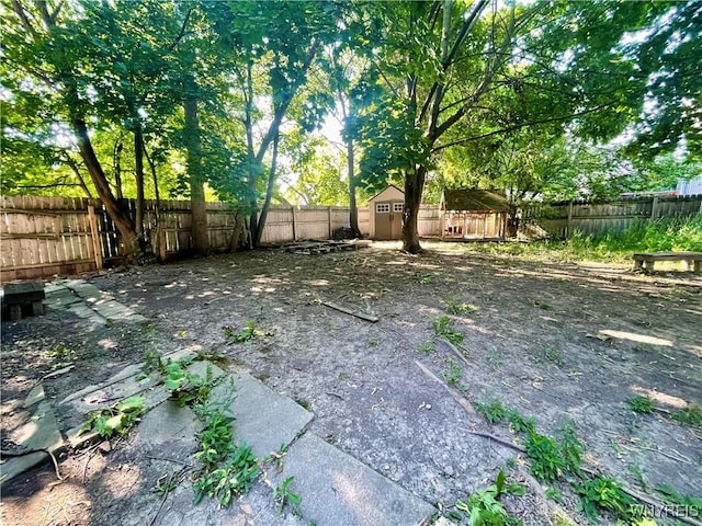 2010 Niagara St, Niagara Falls, NY 14303 - fenced backyard with a storage shed