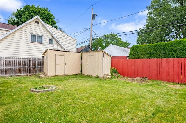 39 Castleford Rd, Greece, NY 14616 - fenced backyard with a shed