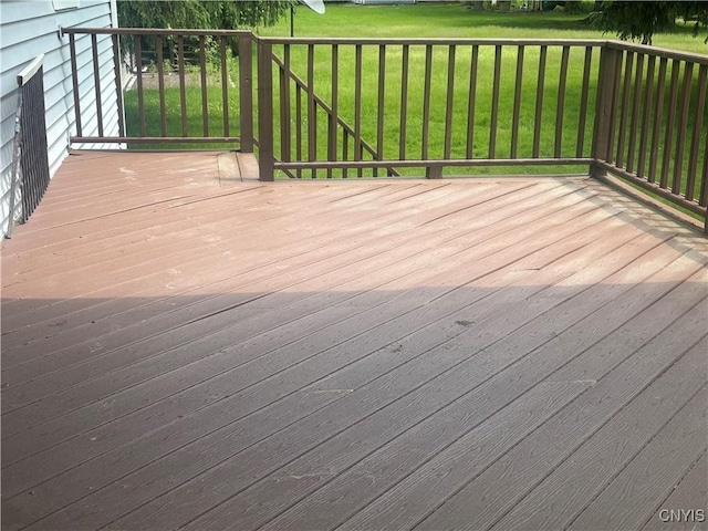 36 Lee Rd, Dryden, NY 13053 - deck featuring a yard