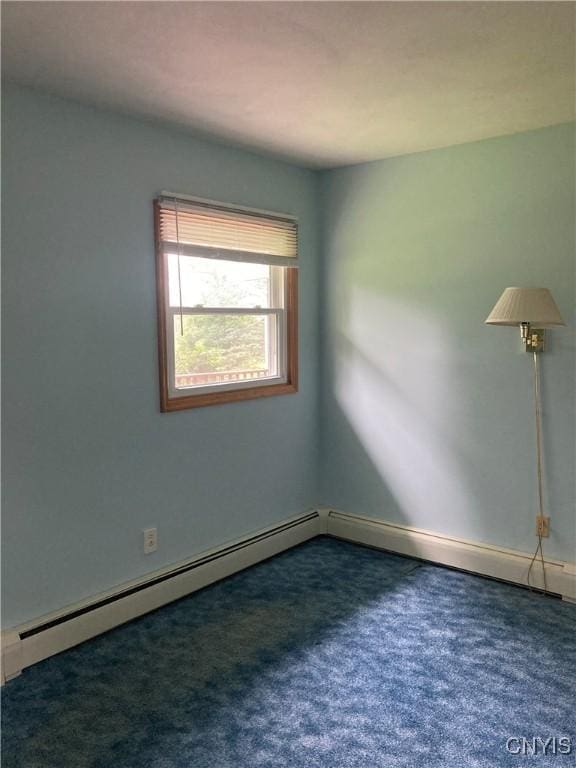 36 Lee Rd, Dryden, NY 13053 - carpeted empty room with baseboards and baseboard heating