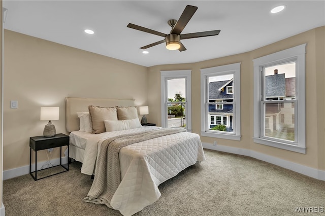 64 Sagamore Ter, Buffalo, NY 14214 - carpeted bedroom featuring recessed lighting and a ceiling fan