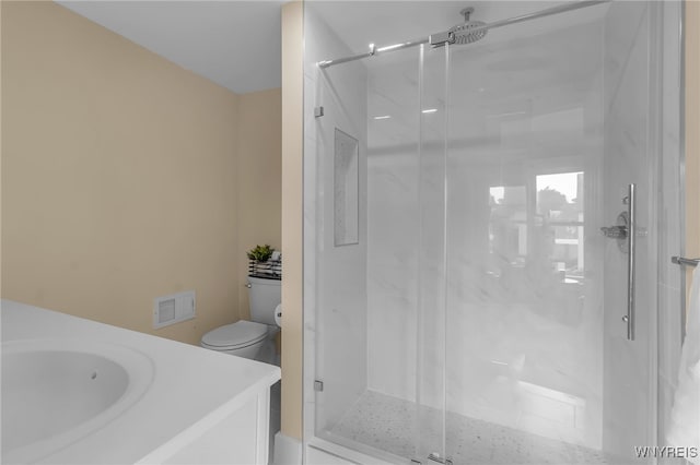 64 Sagamore Ter, Buffalo, NY 14214 - bathroom with a marble finish shower and vanity