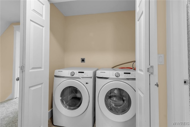 64 Sagamore Ter, Buffalo, NY 14214 - laundry area with separate washer and dryer