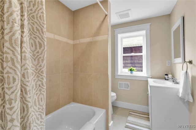 64 Sagamore Ter, Buffalo, NY 14214 - bathroom featuring vanity and shower / bath combo