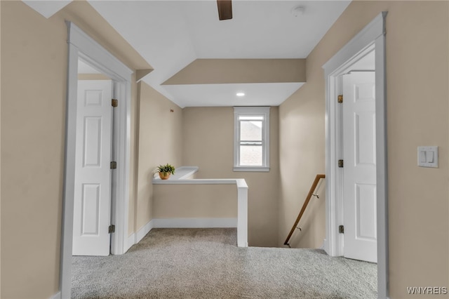 64 Sagamore Ter, Buffalo, NY 14214 - hall with an upstairs landing and carpet