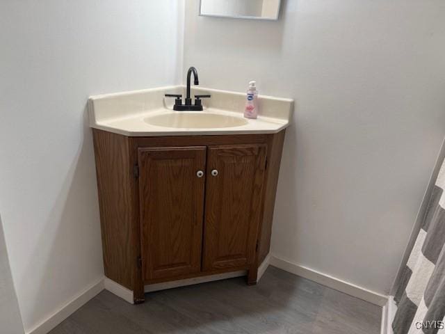 1086 Sweatman Ave, Oneida-Inside, NY 13421 - bathroom featuring vanity and wood finished floors