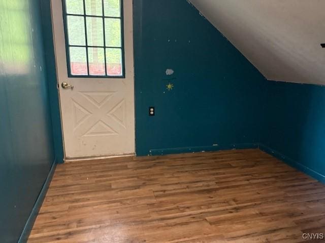 1086 Sweatman Ave, Oneida-Inside, NY 13421 - additional living space with wood finished floors and lofted ceiling