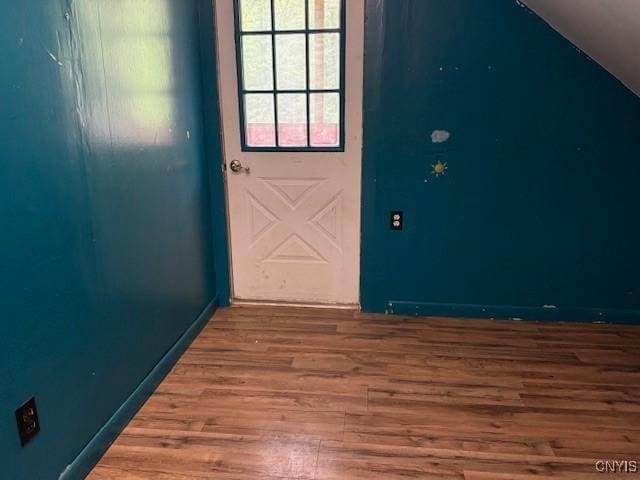 1086 Sweatman Ave, Oneida-Inside, NY 13421 - doorway to outside with wood finished floors and baseboards
