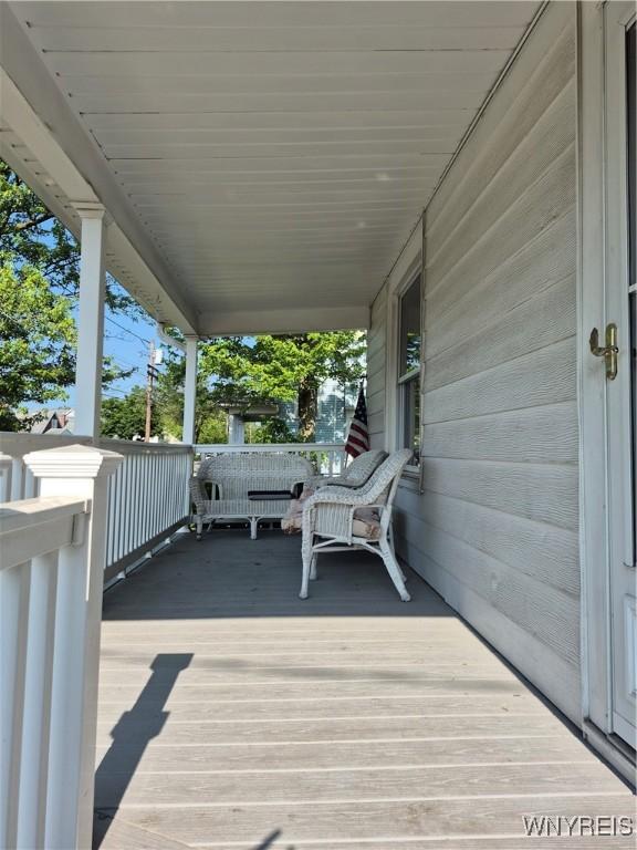 359 Utica St, Tonawanda-City, NY 14150 - view of wooden porch