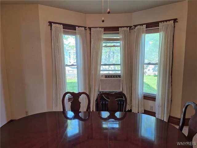 359 Utica St, Tonawanda-City, NY 14150 - dining area with cooling unit