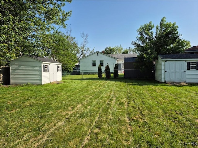 359 Utica St, Tonawanda-City, NY 14150 - view of yard with a storage shed