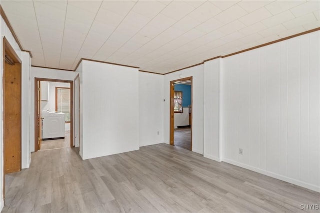 670 County Route 25th Rd Unit 25, Minetto, NY 13126 - spare room with light wood-type flooring and ornamental molding