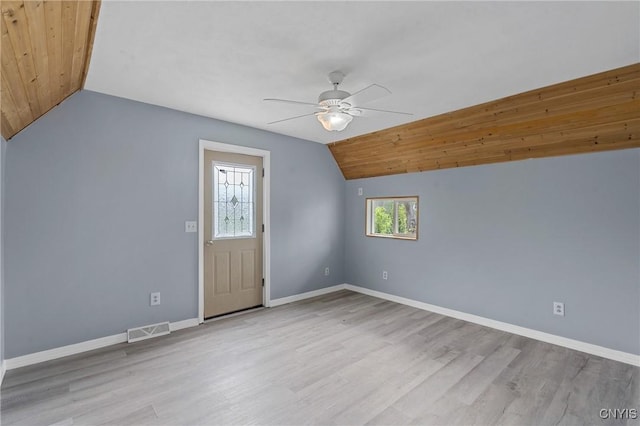 670 County Route 25th Rd Unit 25, Minetto, NY 13126 - additional living space featuring vaulted ceiling, ceiling fan, and wood finished floors