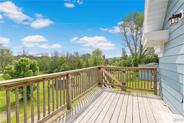 670 County Route 25th Rd Unit 25, Minetto, NY 13126 - view of wooden terrace