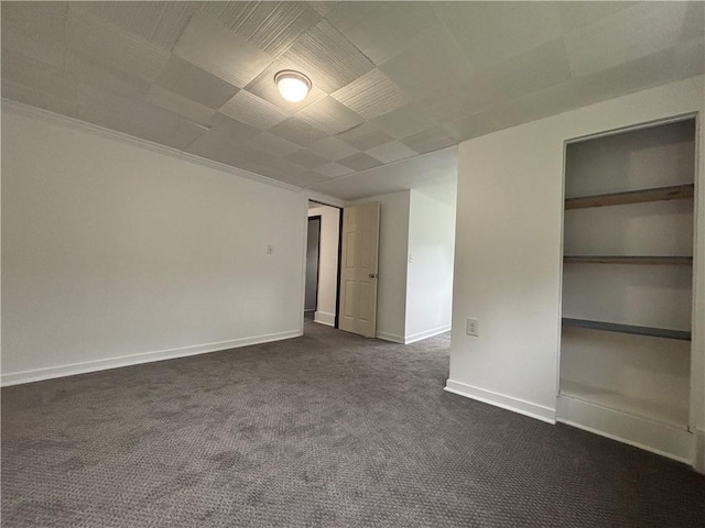 19 Pratt St, Sheffield Township, PA 16347 - spare room featuring dark carpet and baseboards