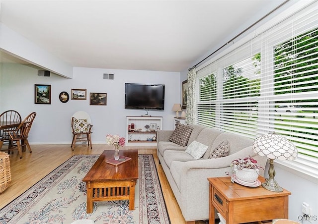 5458 Oxbow Rd, Cazenovia, NY 13035 - living area with wood finished floors and baseboards