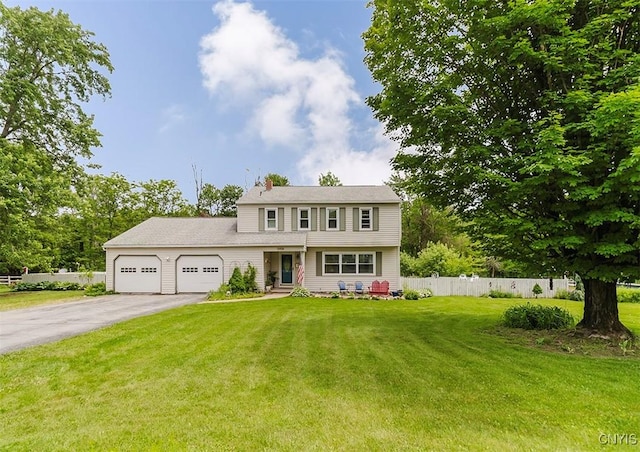 5458 Oxbow Rd, Cazenovia, NY 13035 - colonial house featuring a garage and driveway