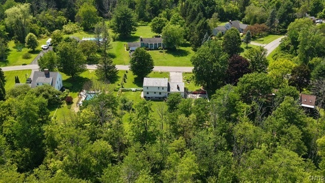 5458 Oxbow Rd, Cazenovia, NY 13035 - drone / aerial view of a heavily wooded area