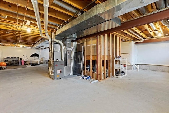 1335 Sagebrook Way, Webster, NY 14580 - unfinished below grade area featuring heating unit