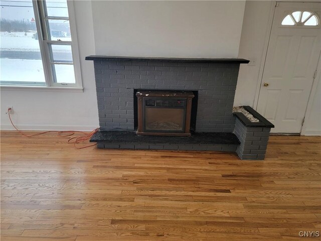 1665 State Route 31, Sullivan, NY 13037 - detailed view of a fireplace and wood finished floors