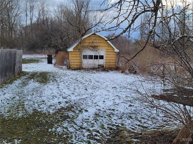 1665 State Route 31, Sullivan, NY 13037 - view of snow covered garage